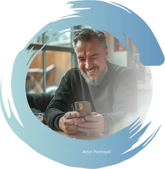 KYZATREX Brand Element Patient on Phone